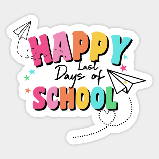 Last Day Of School Sticker